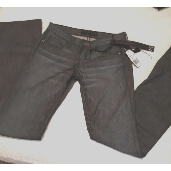 Monarchy Women's Black Bootcut Jeans Size 26 Small New with Tags Made in USA - Picture 1 of 11